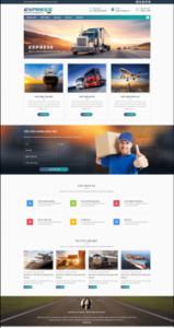 Mẫu web Vận chuyển RT - Web hỗ trợ quảng cáo google
