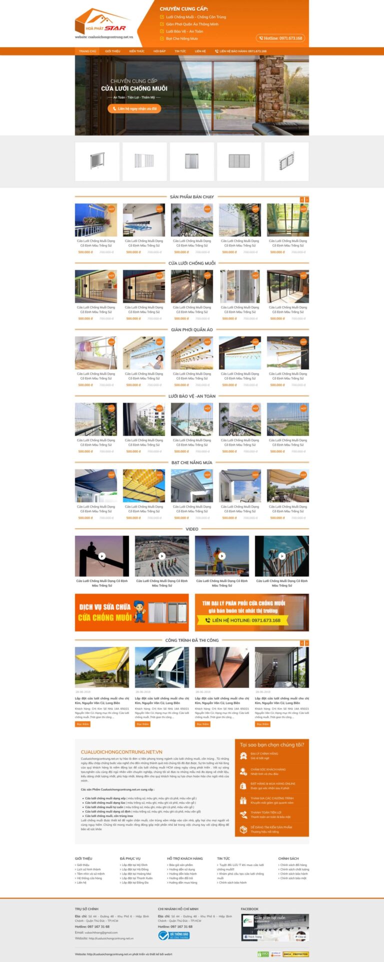 Web chống muỗi 1 - Web hỗ trợ quảng cáo google
