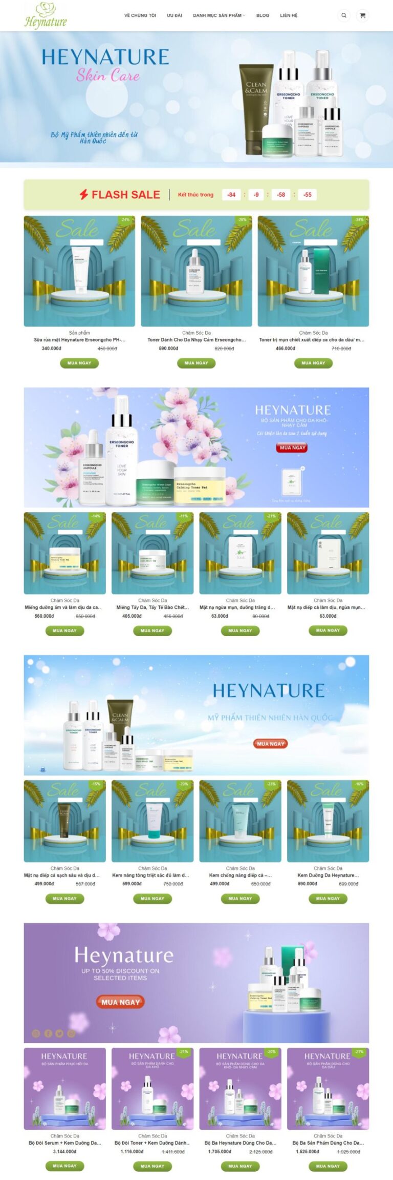 Web Heynature - Web hỗ trợ quảng cáo google
