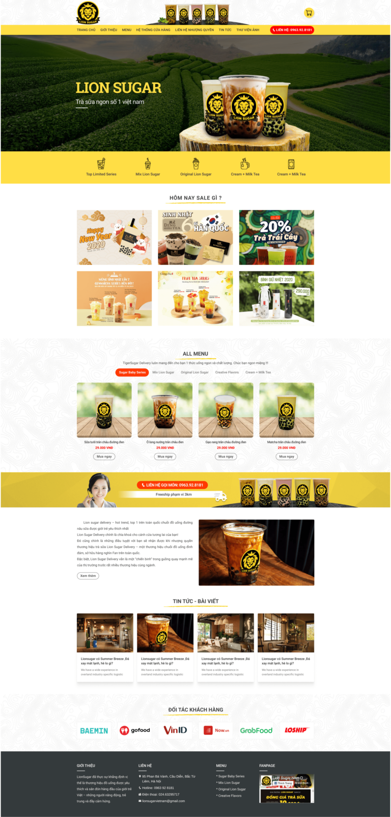 web Trà sữa - Web hỗ trợ quảng cáo google